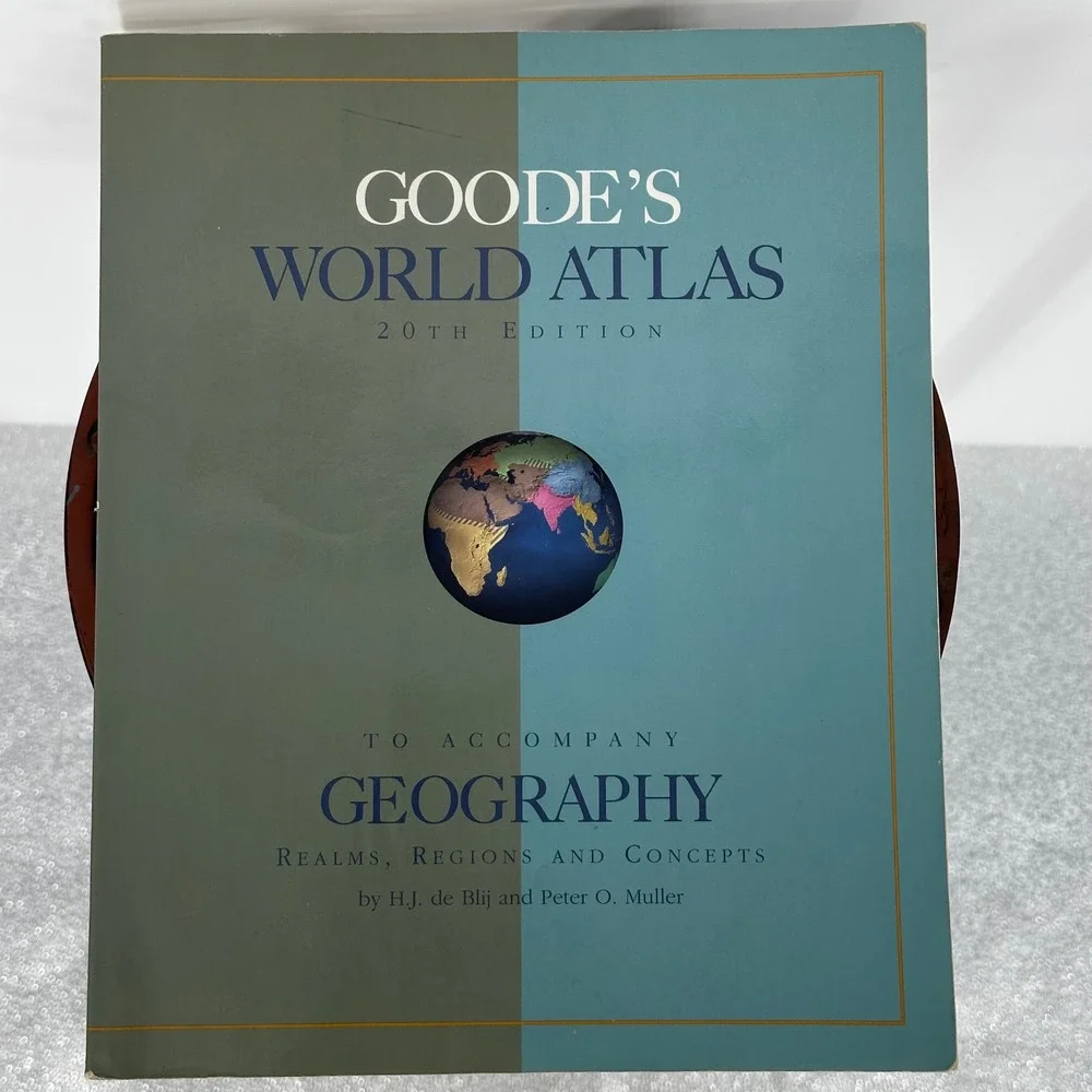 Rand McNally Goode's World Atlas 20th Edition 2000 Geography Reference Book